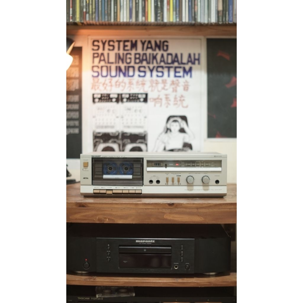TAPE DECK SHARP RT-12 (STEREO CASSETTE DECK)
