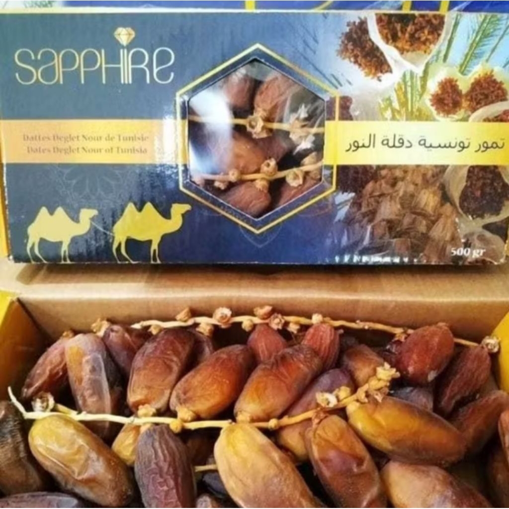 Kurma Tunis Sapphire 500gr | Kurma Tangkai Tunis SAPPHIRE Kualitas Premium