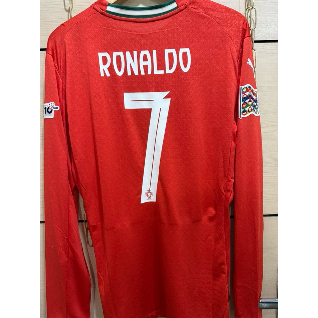 jersey portugal 2025 player issue home longsleeve