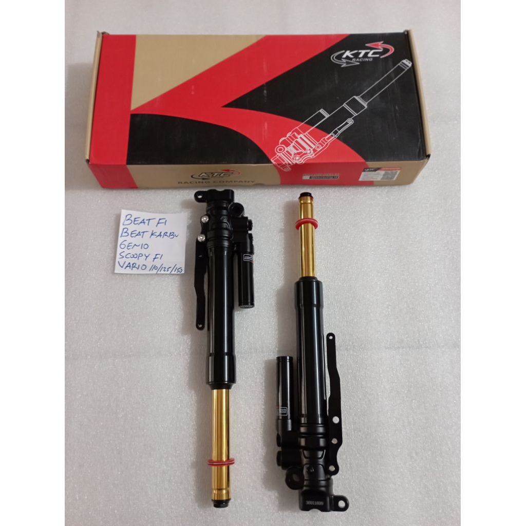 Shock depan KTC Black Vario Beat Scoopy original