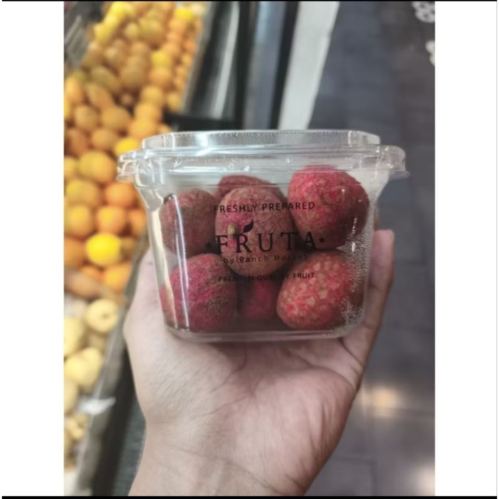 buah leci import super manis australia leci asli -+ 300 gram