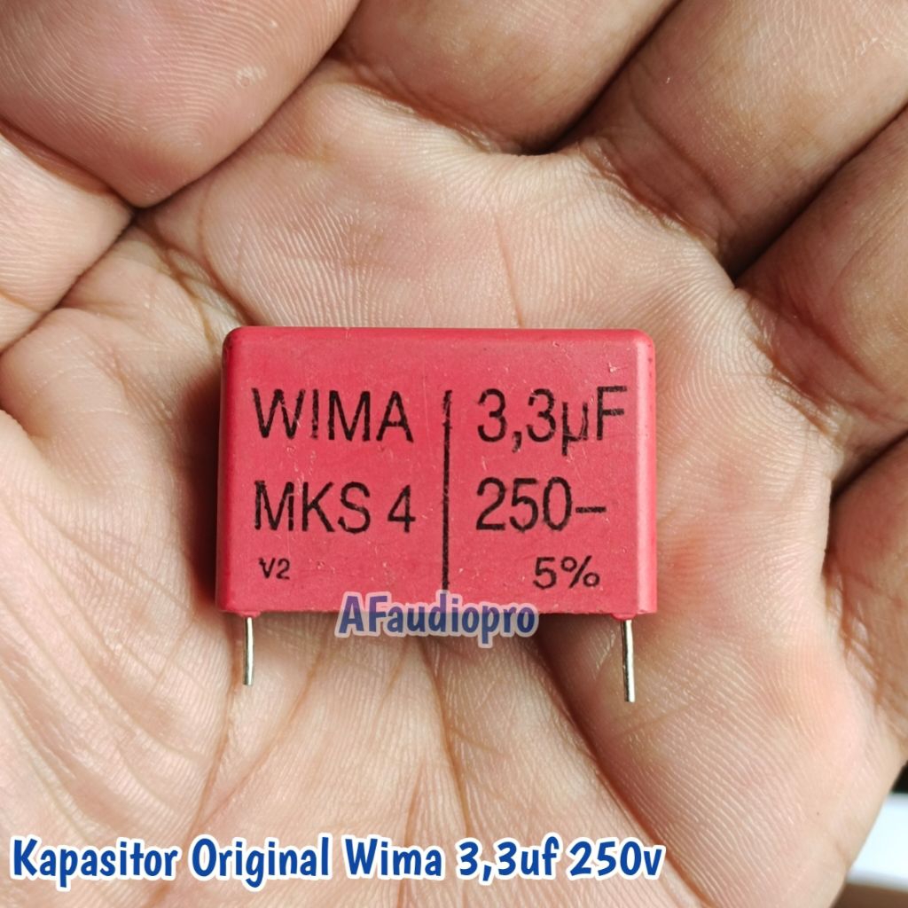 Kapasitor MKP 335j 250v / 3,3uf 250v Original Wima, No KW