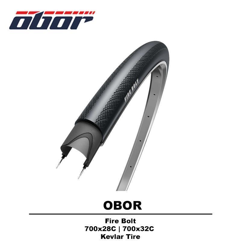 BAN LUAR OBOR FIRE BOLT 700X28C / 700X32C KEVLAR SEPEDA
