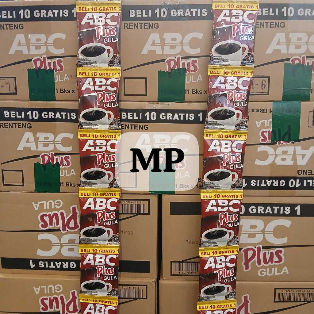 KOPI ABC PLUS 1 DUS ISI 12  RENTENG [ 1 RENTENG ISI 11 PCS ]