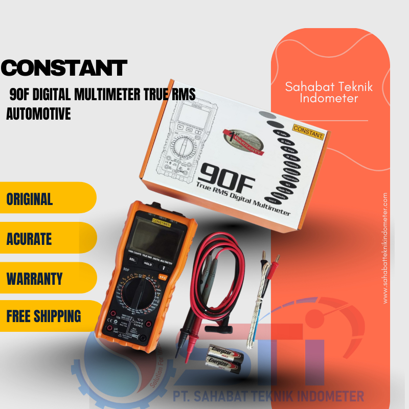 Digital Multimeter Constant 90F True RMS 9999 Counts