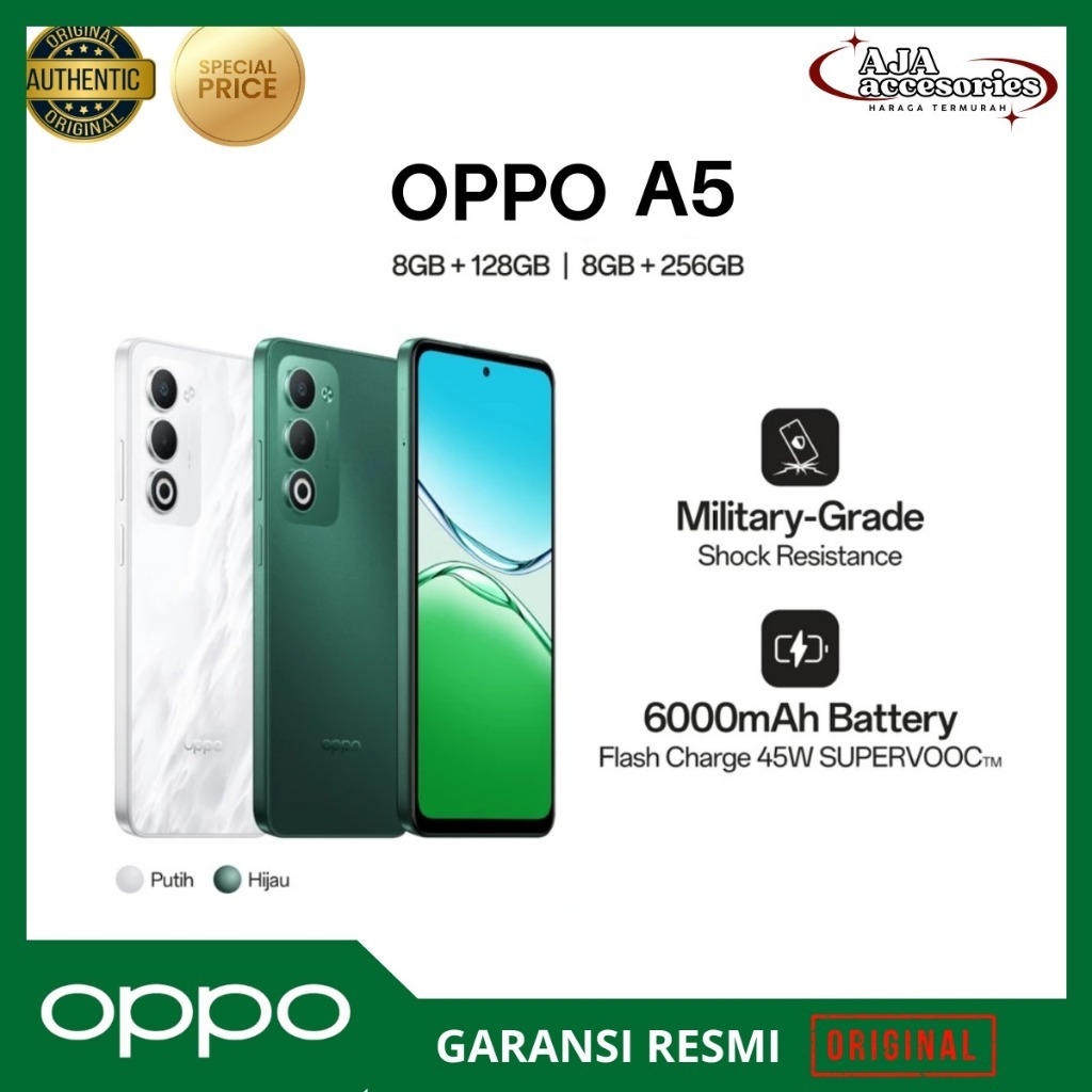 OPPO A5I | A5X | A5 RAM 8/128GB | 8/256GB |4/64GB | 4/128 ORIGINAL GARANSI RESMI OPPO INDONESIA
