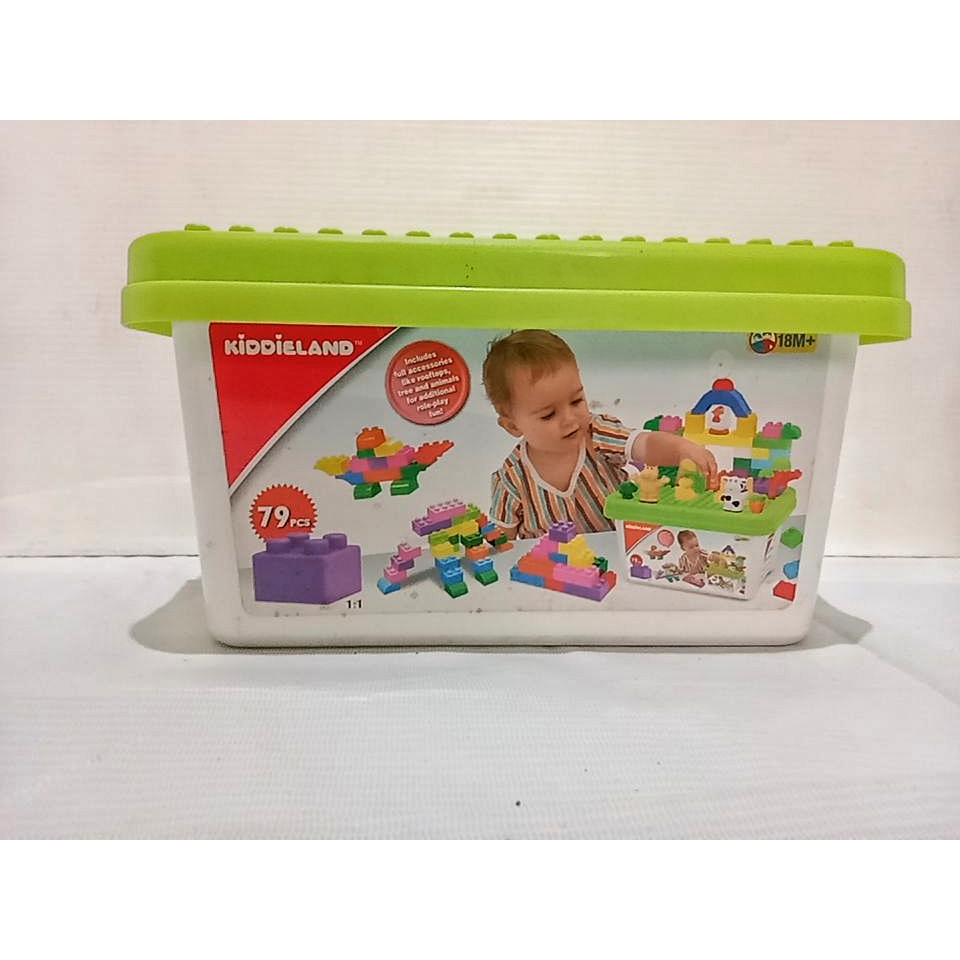 KIDDIELAND FARM BLOCKS PLAYSET
