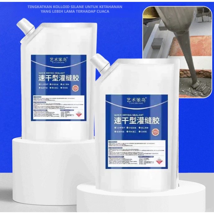 Lem Beton Anti Retak Cepat Kering - Perekat Beton Dinding Tembok Retak - Lem Anti Bocor