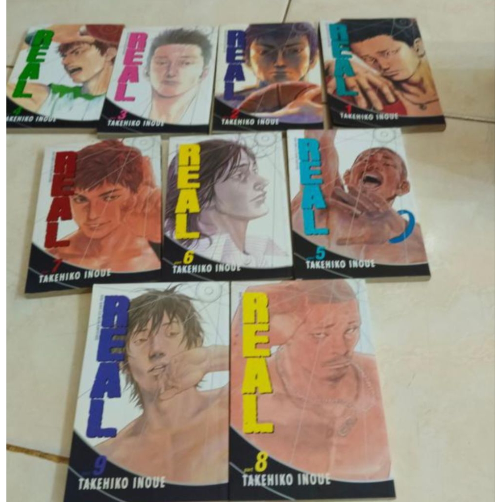 Komik Takehiko Inoue - Real 1-12 (12 Komik)