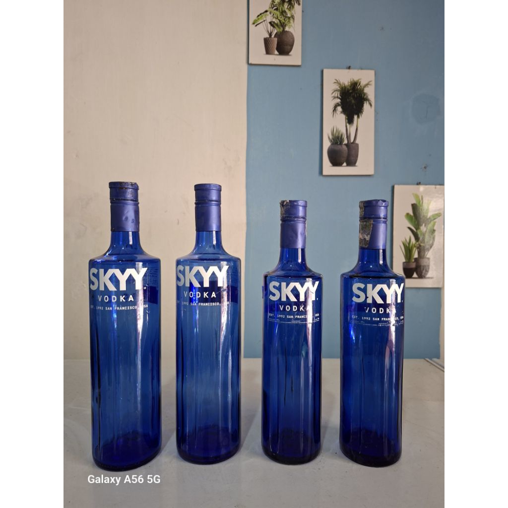 botol bekas SKYYY VODKA 750ml