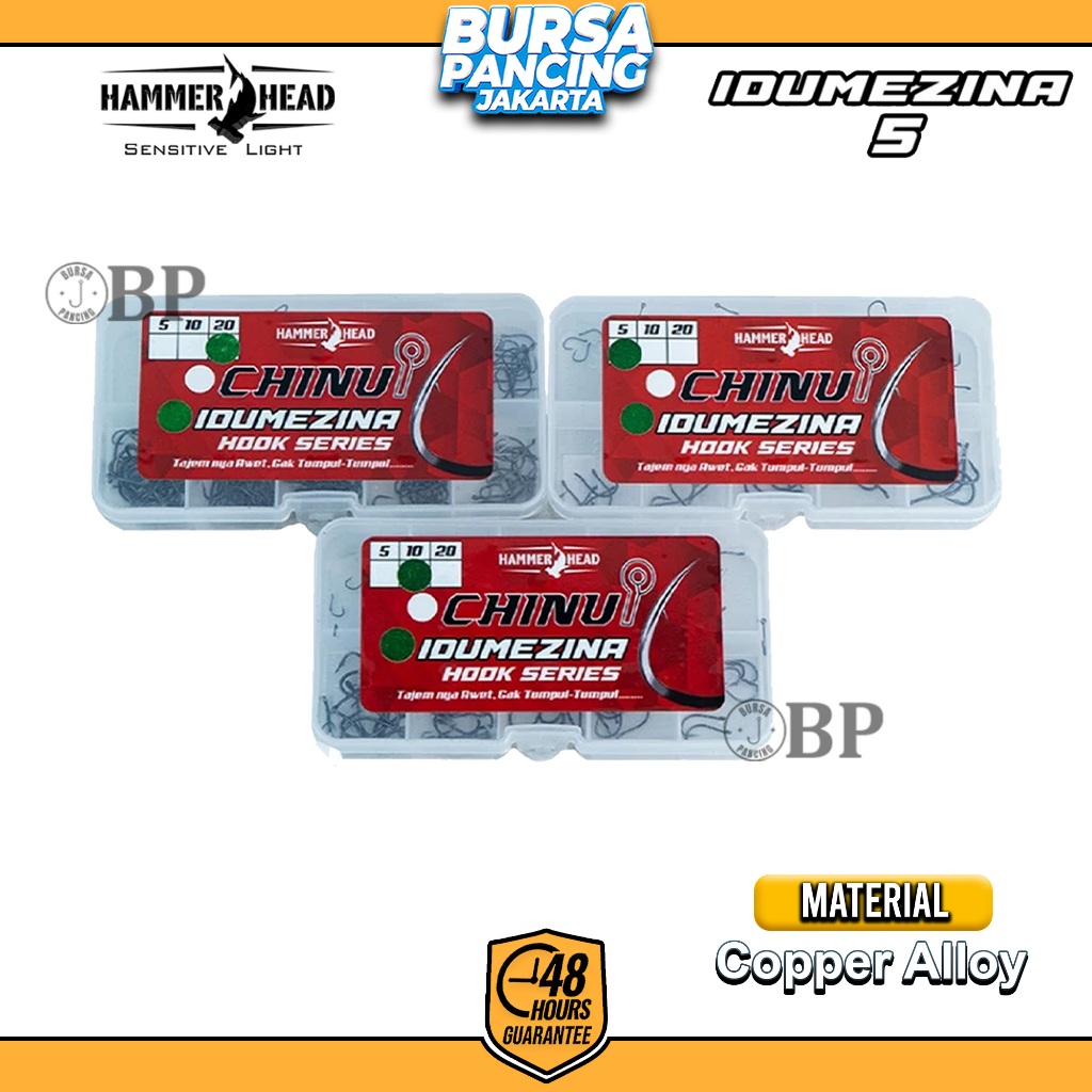 HAMMER HEAD Set Kail Pancing Super Lengkap SK5 Japan High Carbon Steel Kail Kuat Tajam Serbaguna Unt