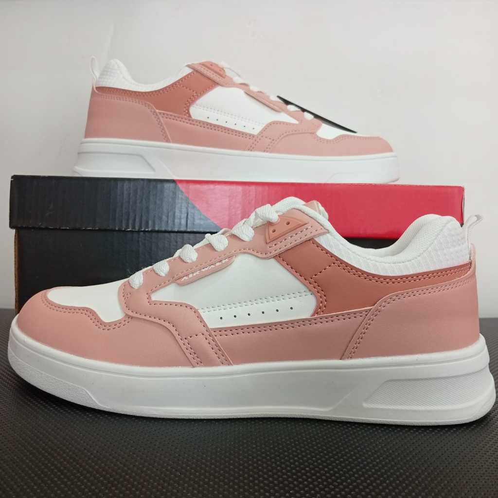 Sepatu Sneakers Wanita Airwalk Darla Women's Lifestyle Shoes - White/Pink - ORIGINAL
