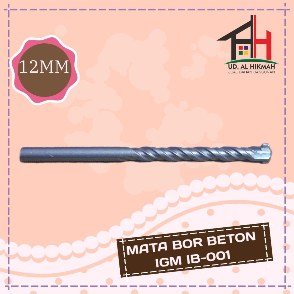 IGM MATA BOR BETON 12 MM MATA BOR BETON ULIR 12MM IGM