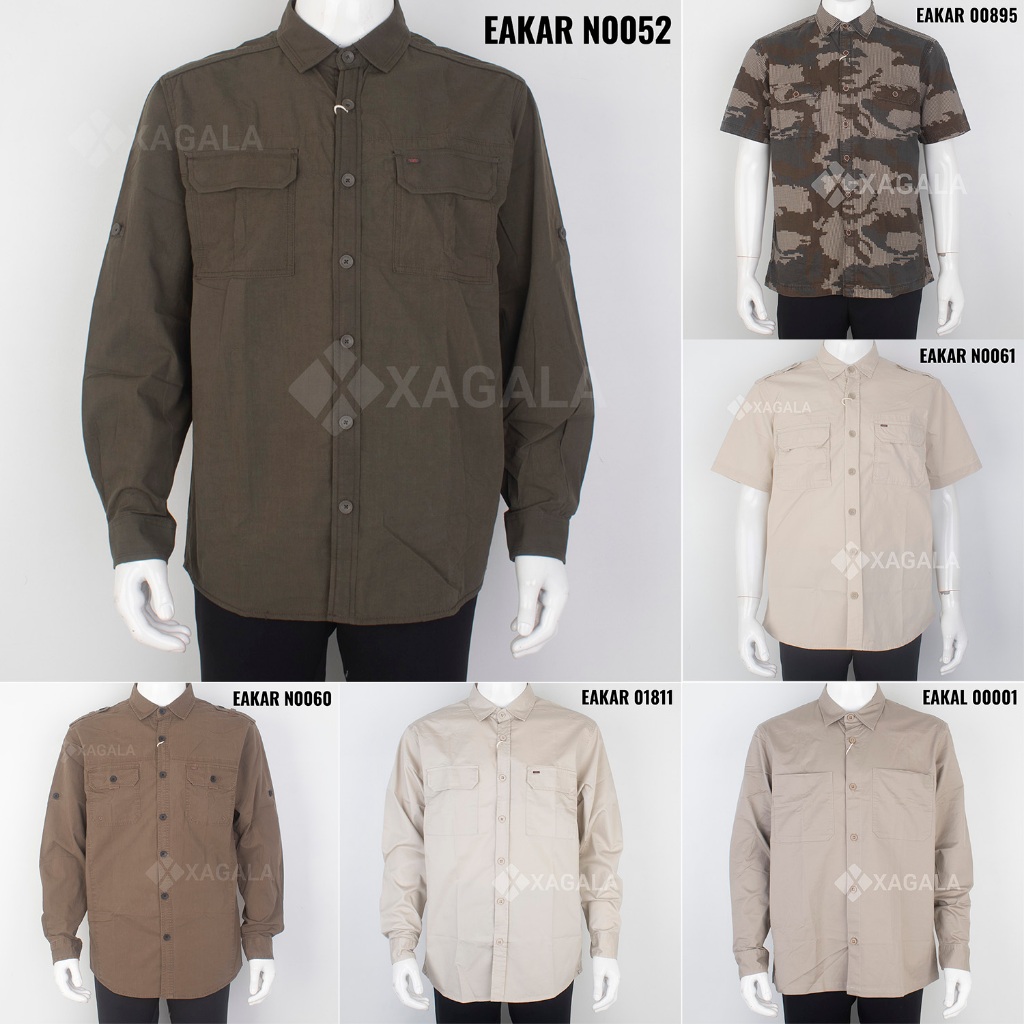 Kemeja Pria Cardinal BAJU PRIA DEWASA Army EAKAR 6