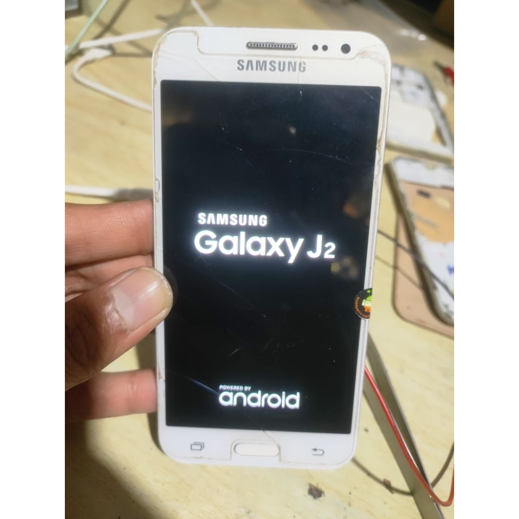 Lcd Samsung j2 2016  j200g original Amoled copotan asli