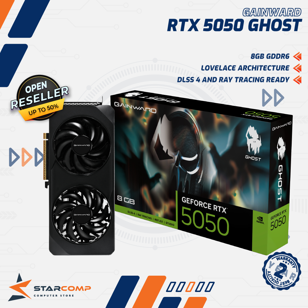 GAINWARD GeForce RTX 5050 GHOST 8GB GDDR6 VGA RTX5050 GHOST