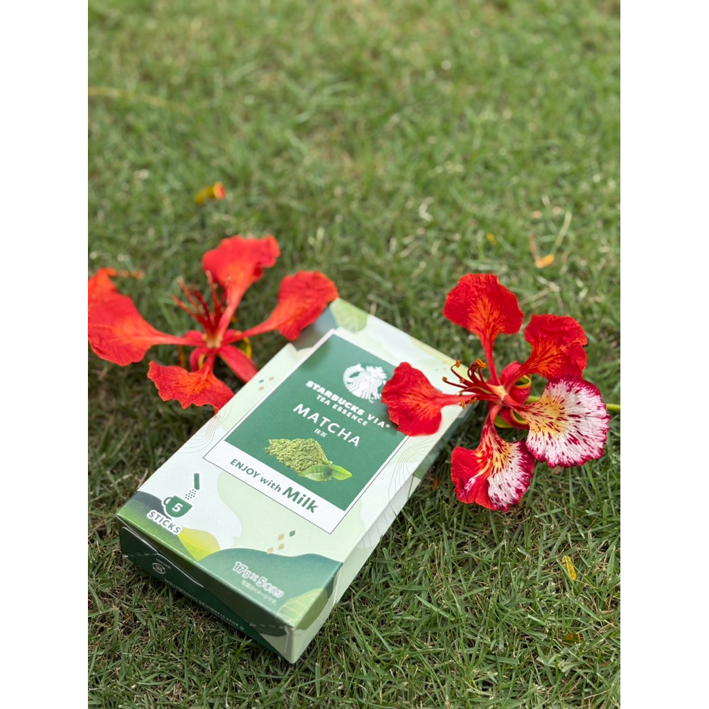 Starbucks VIA Matcha Latte – Teh Hijau Instan Jepang 5 Sticks