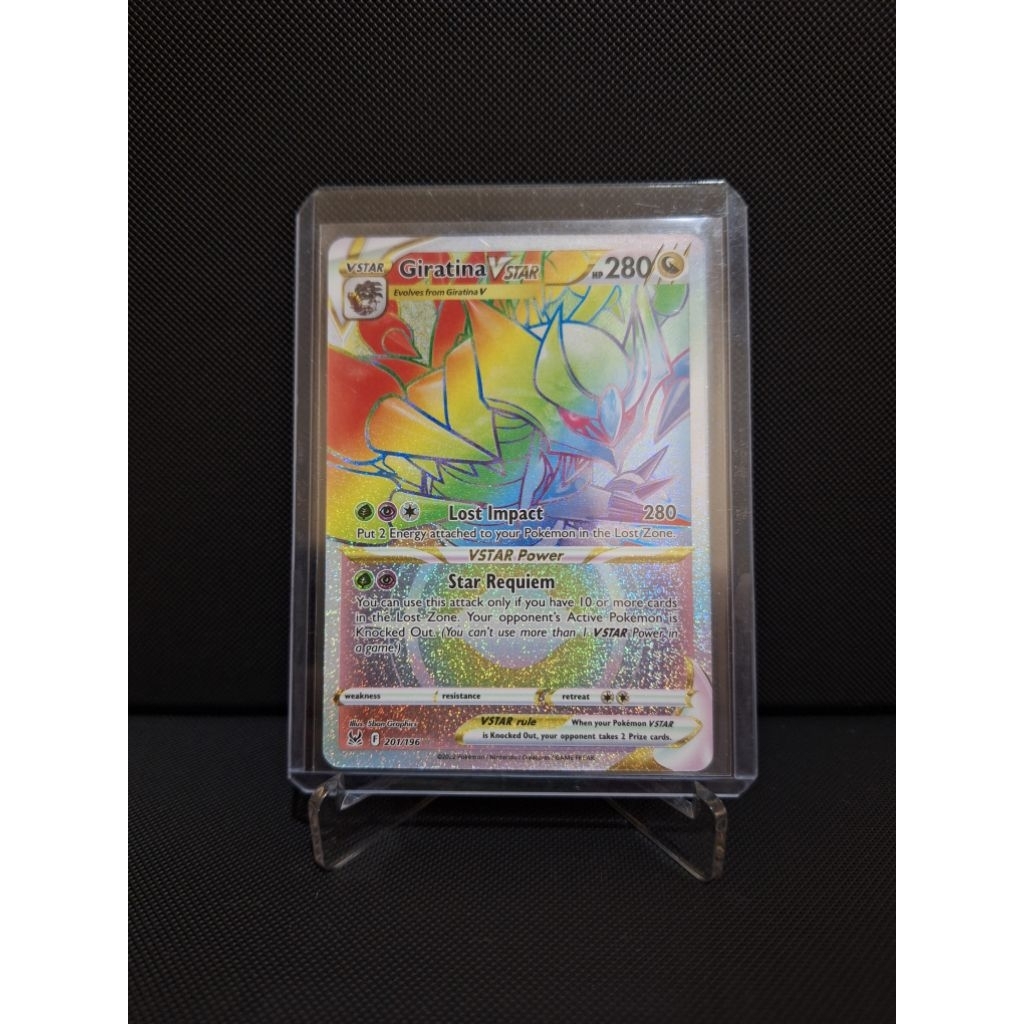 2022 Pokemon TCG Giratina Vstar #201 Lost Origin Secret Rare EN