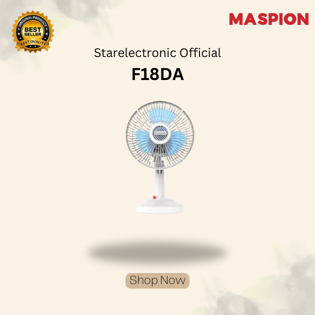 Kipas Angin Meja Maspion 7 Inch 7" / F-18DA / F 18 DA
