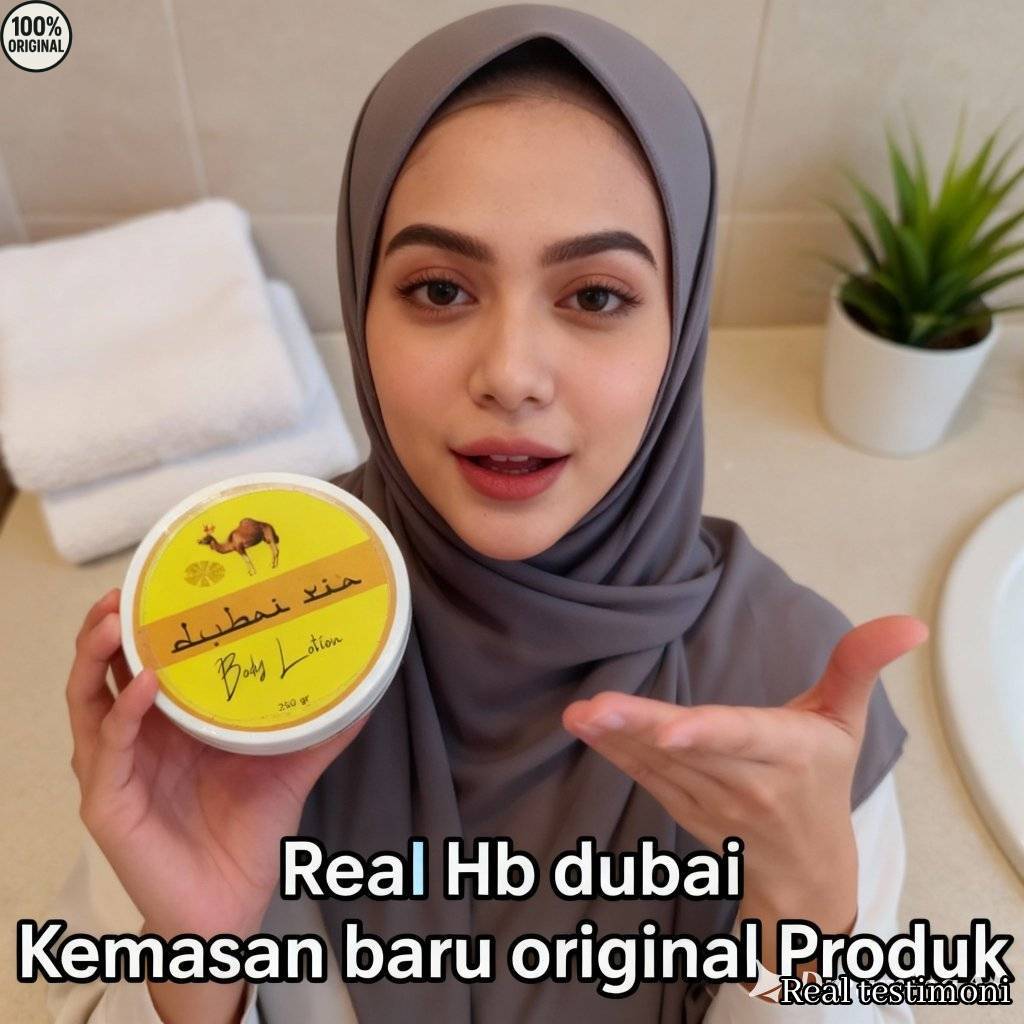 Lotion Pemutih Badan HB DUBAI Original