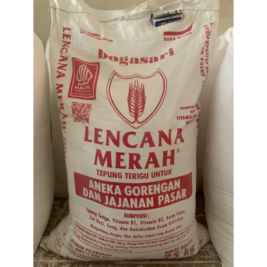 Tepung Terigu 25Kg Lencana Merah