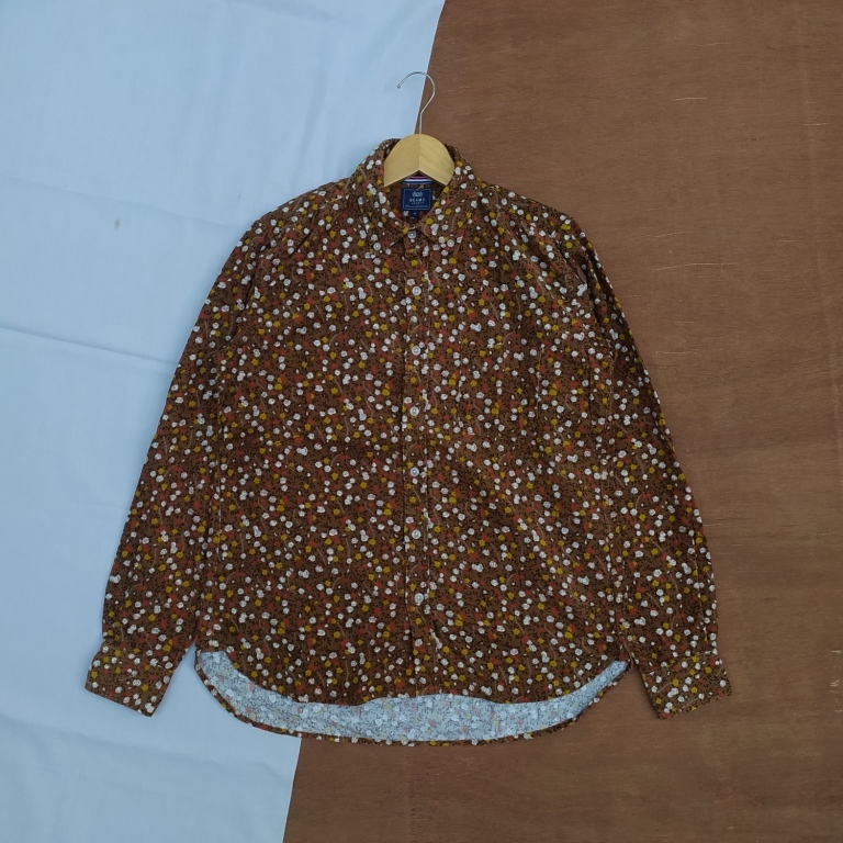 Kemeja Corduroy Casual vintage Beams Heart