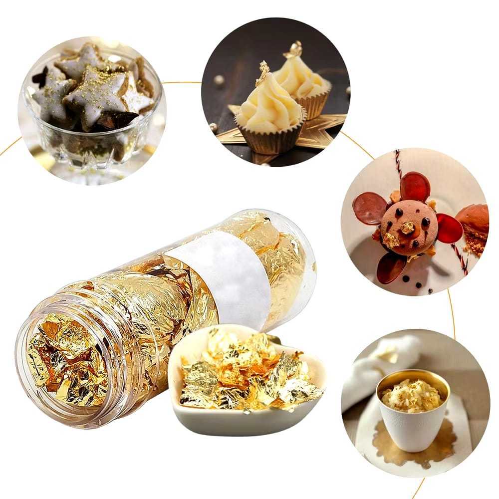 HIASAN KUE FOIL NON EDIBLE (TIDAK BISA DIMAKAN) / HIASAN CAKE TART FOIL WARNA GOLD, SILVER ROSE GOLD