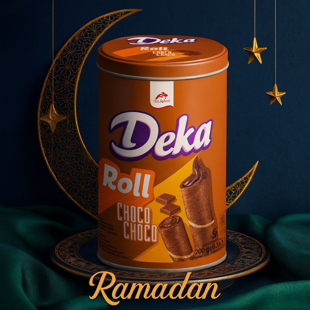 Deka Wafer Roll Choco Kaleng 280g