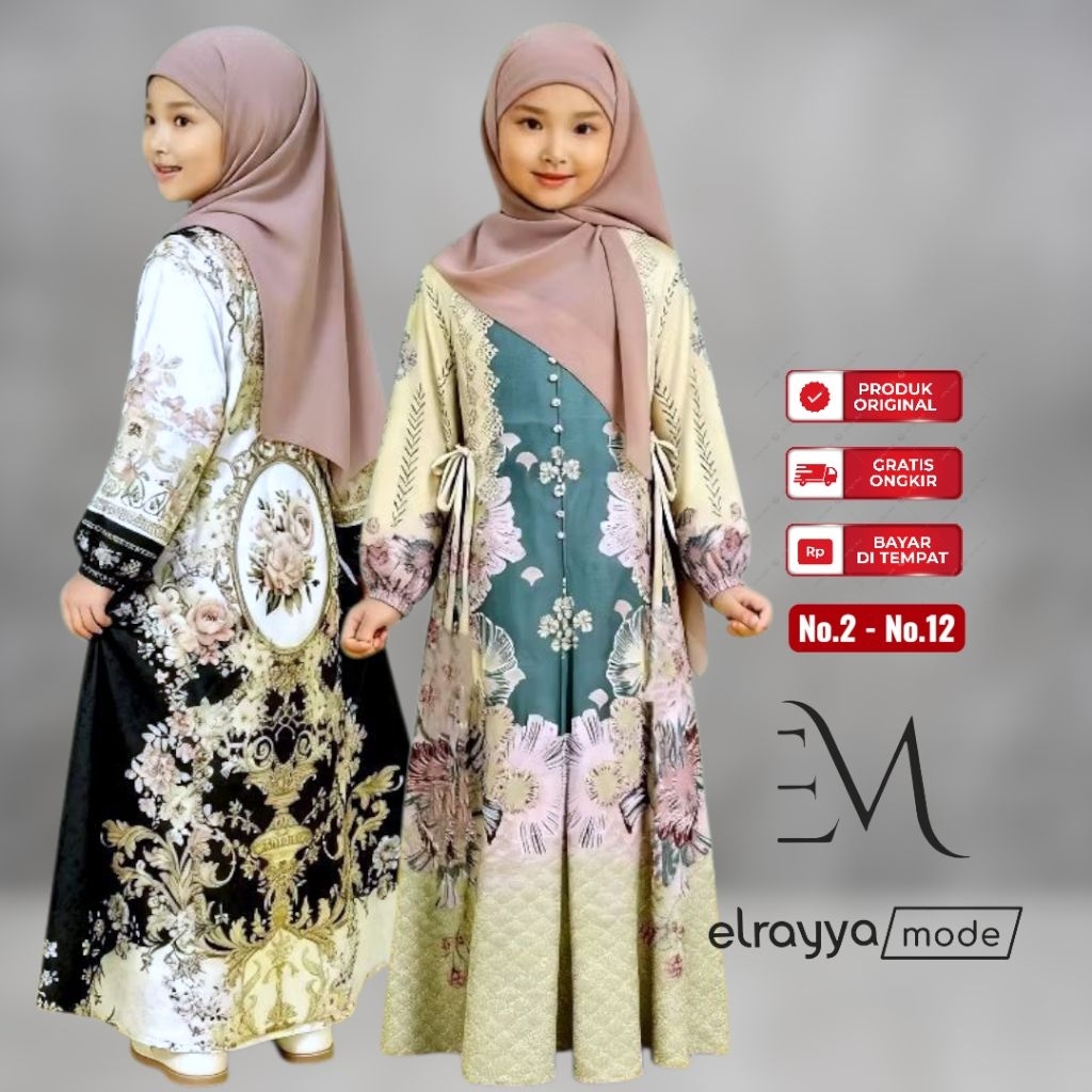 Gamis Anak Medina Navy Silk Premium | Gamis Anak perempuan umur 11 12 tahun Silk Armani Premium