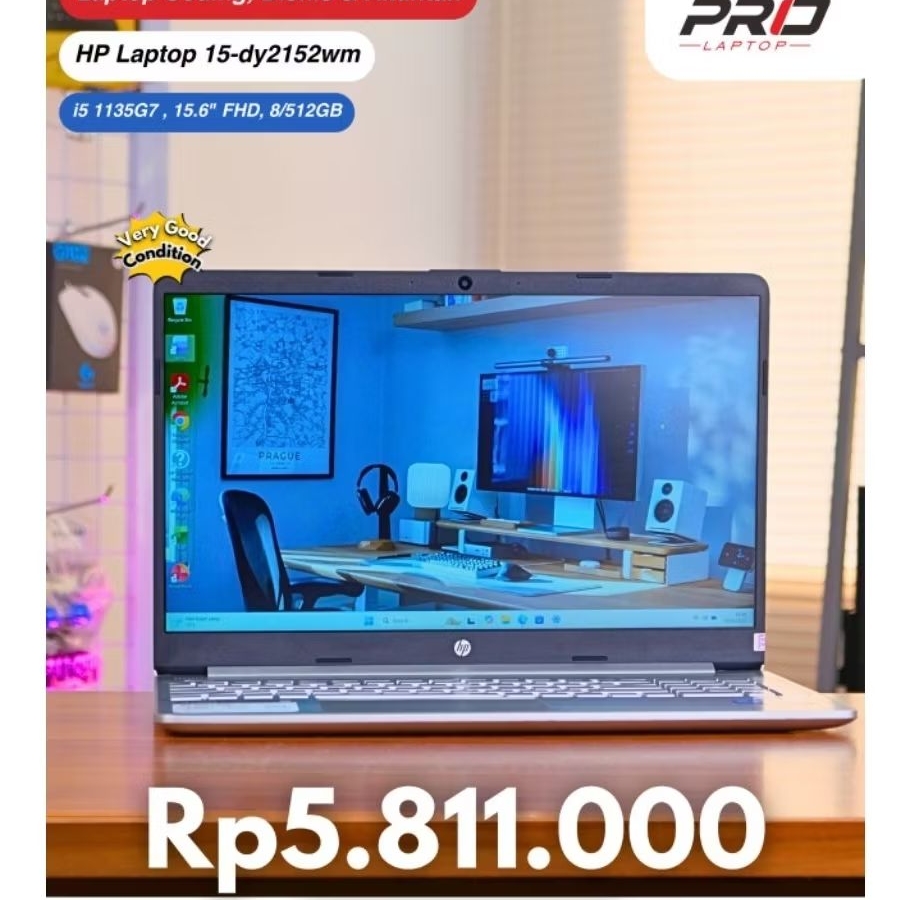 HP LAPTOP 15-dy2152wm INTEL CORE I5 1135G7 8/512GB 15.6"