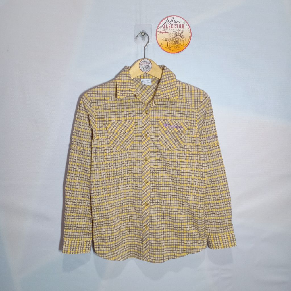 Kemeja Outdoor COLUMBIA (preloved) Kotak Kotak KMD1211-001