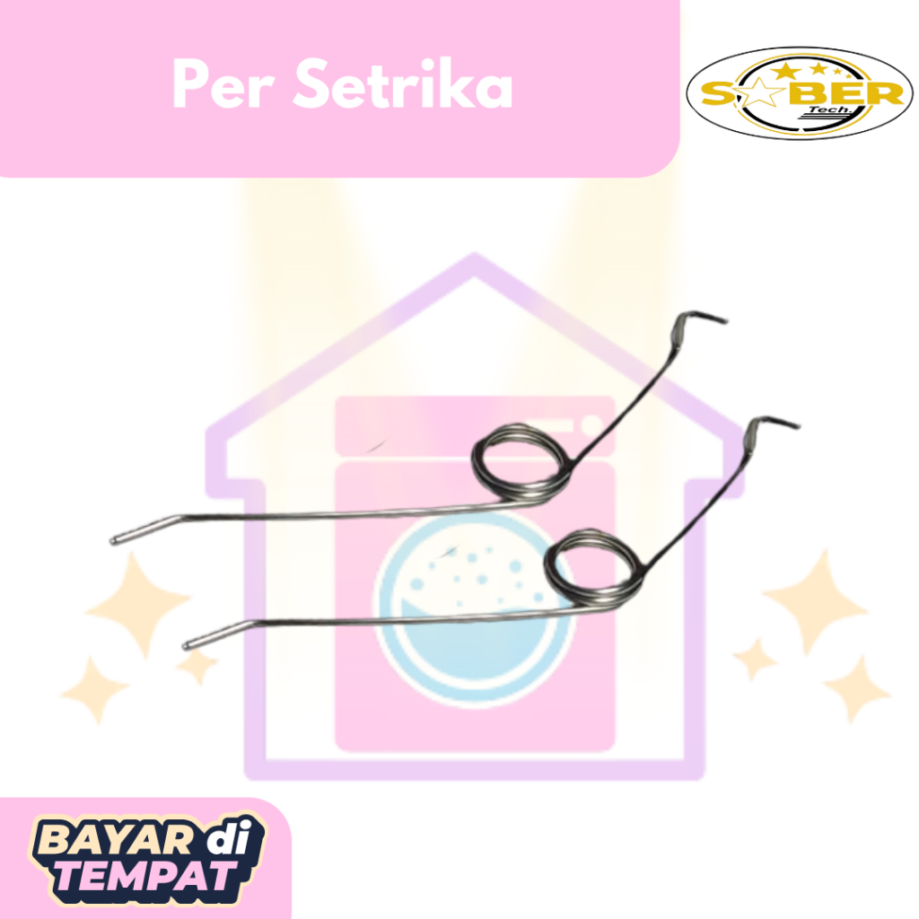 Per Setrika Uap Geser isi 2/per Gosokan Kawat Baja/ Spring Setrika Uap