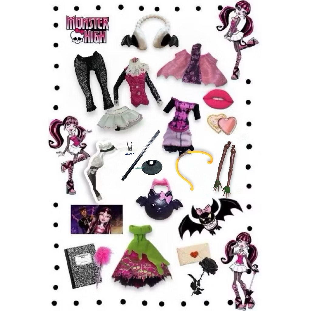 Stand & Earring / Aksesoris Tas, Part Tangan Monster High | Ever After High