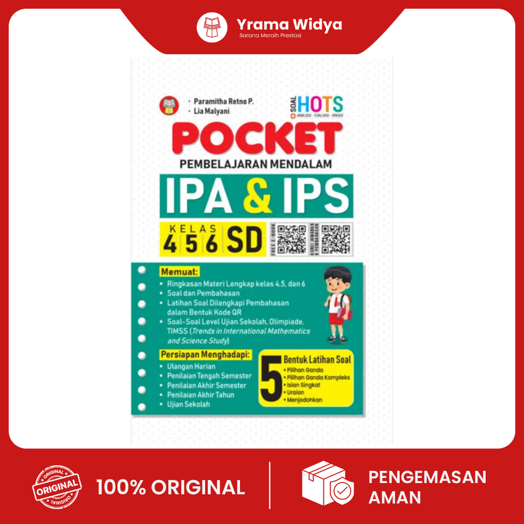 Yrama Widya - Pocket IPA & IPS untuk SD Kelas 4, 5, dan 6