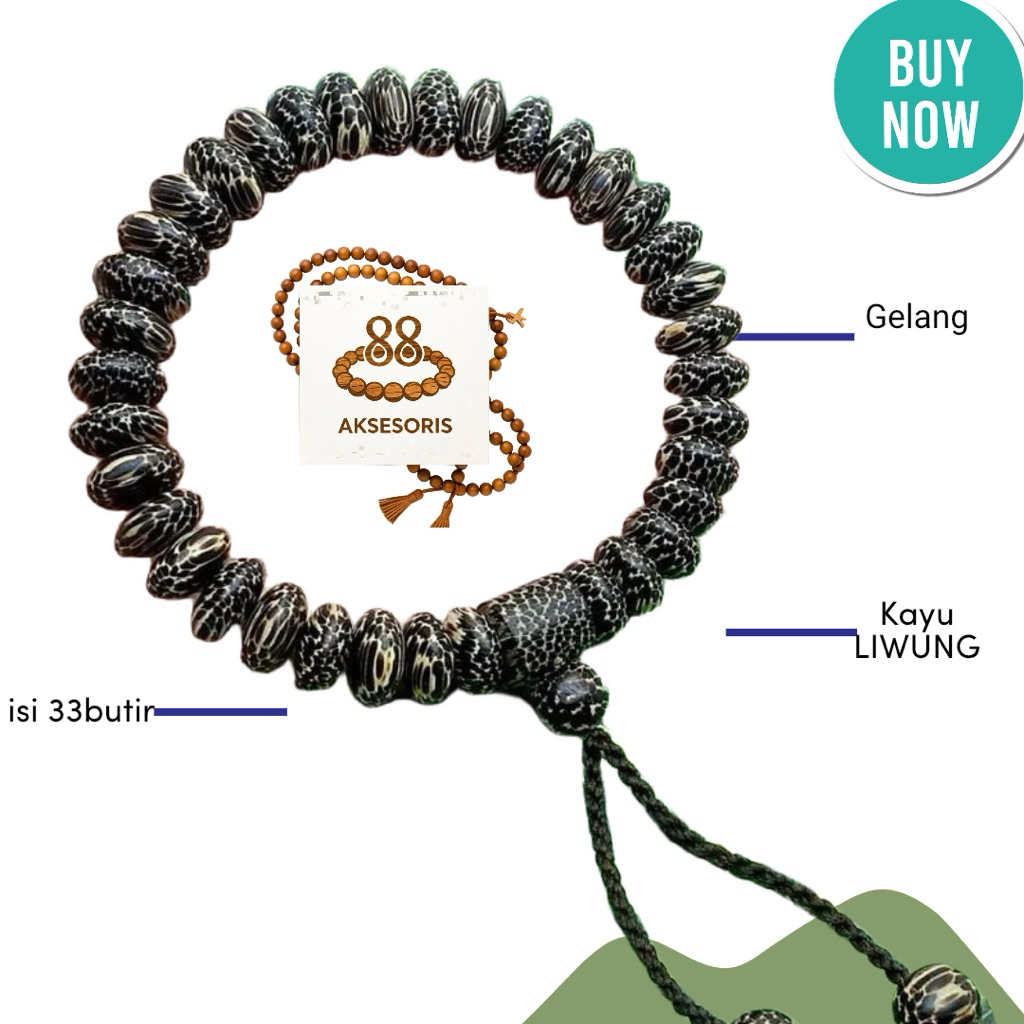gelang kayu liwung pipih model serut TERMURAH