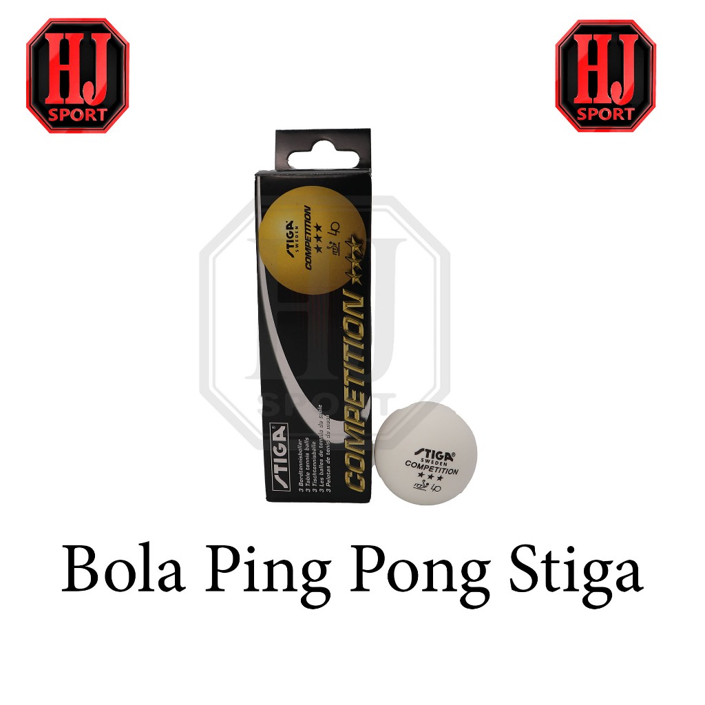 Bola Ping Pong  STIGA / Tenis Meja STIGA Competition Original