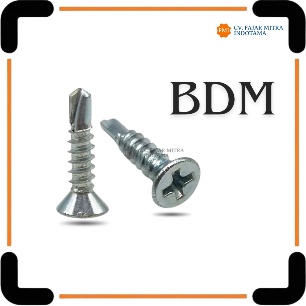 Skrup/Baut Roofing SDS FH 8X16 - Sekrup Roofing Baja Ringan 8x16 1000pcs/Box