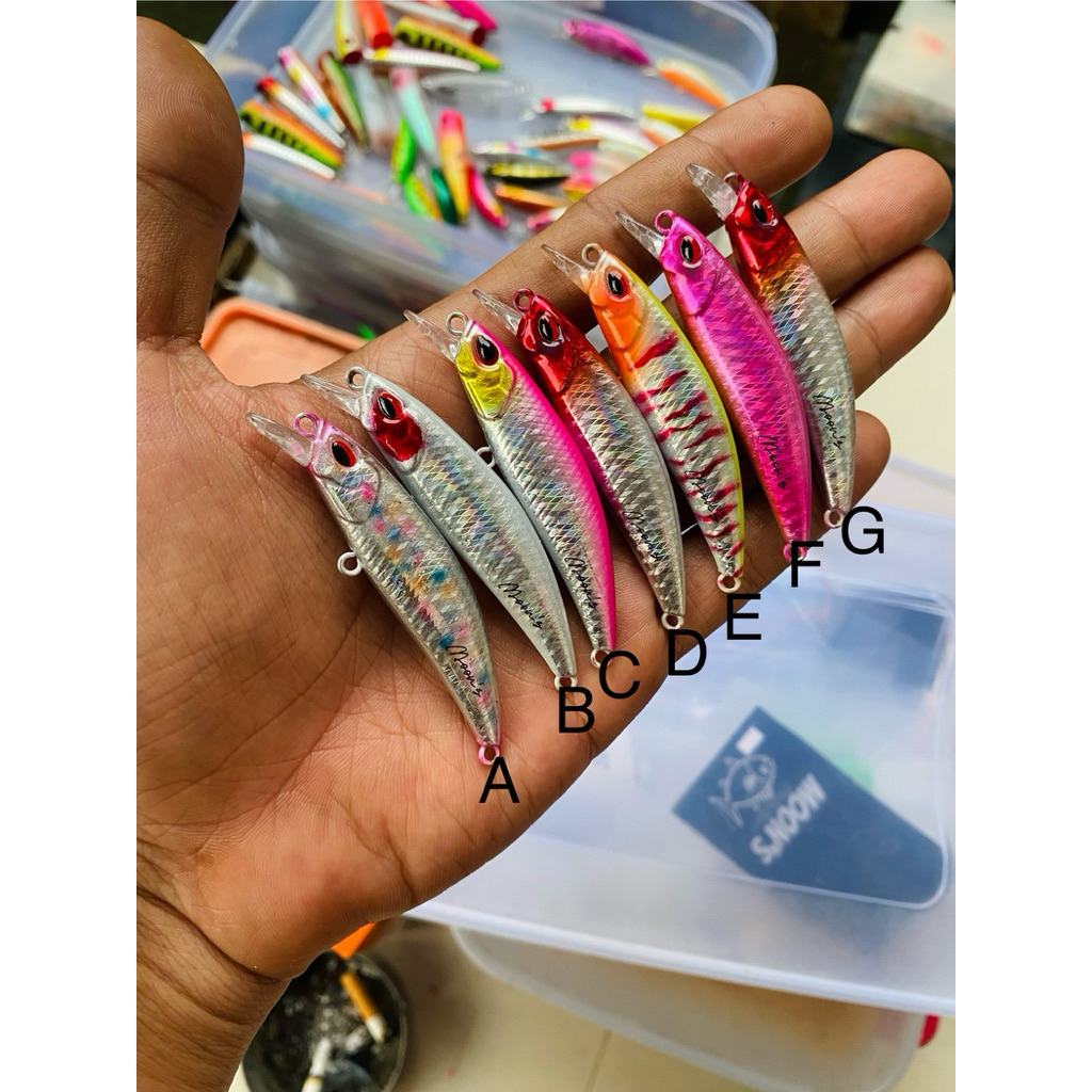 minnow 60s, 6 gram hook/ Moon’s lure