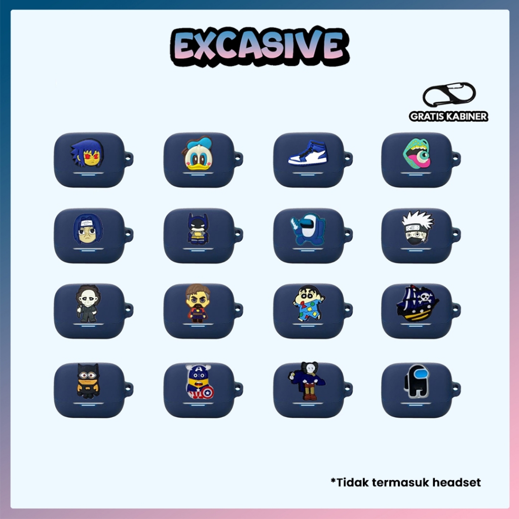 [NC] Case  Soundcore R50i Silikon Karakter Sinch Biru Softcase Premium Quality