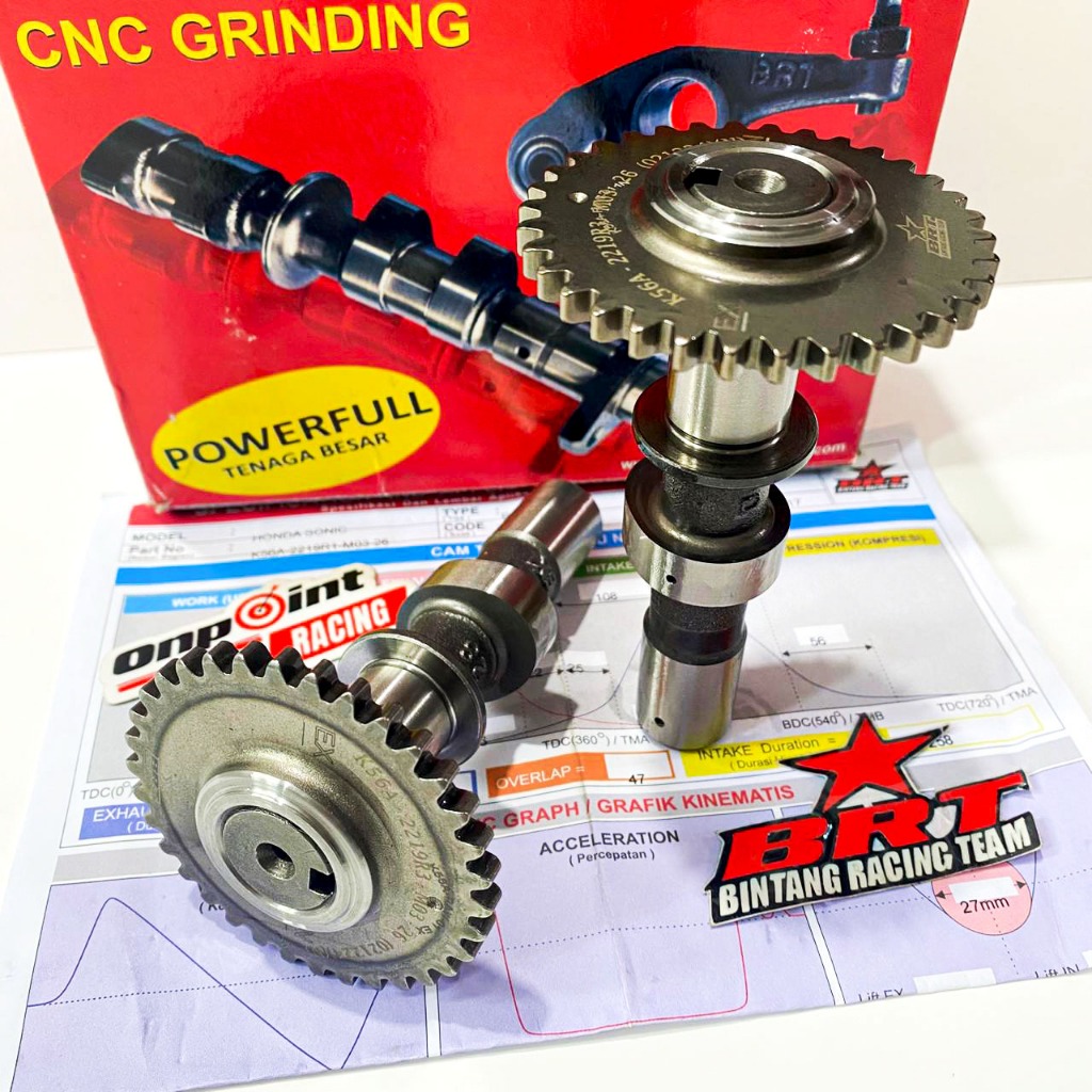 MASTER CAM NOKEN AS + BEARING IN EX BRT SONIC NEW CB 150R CBR 150 CB150X SUPRA GTR SERI R 100% BRT