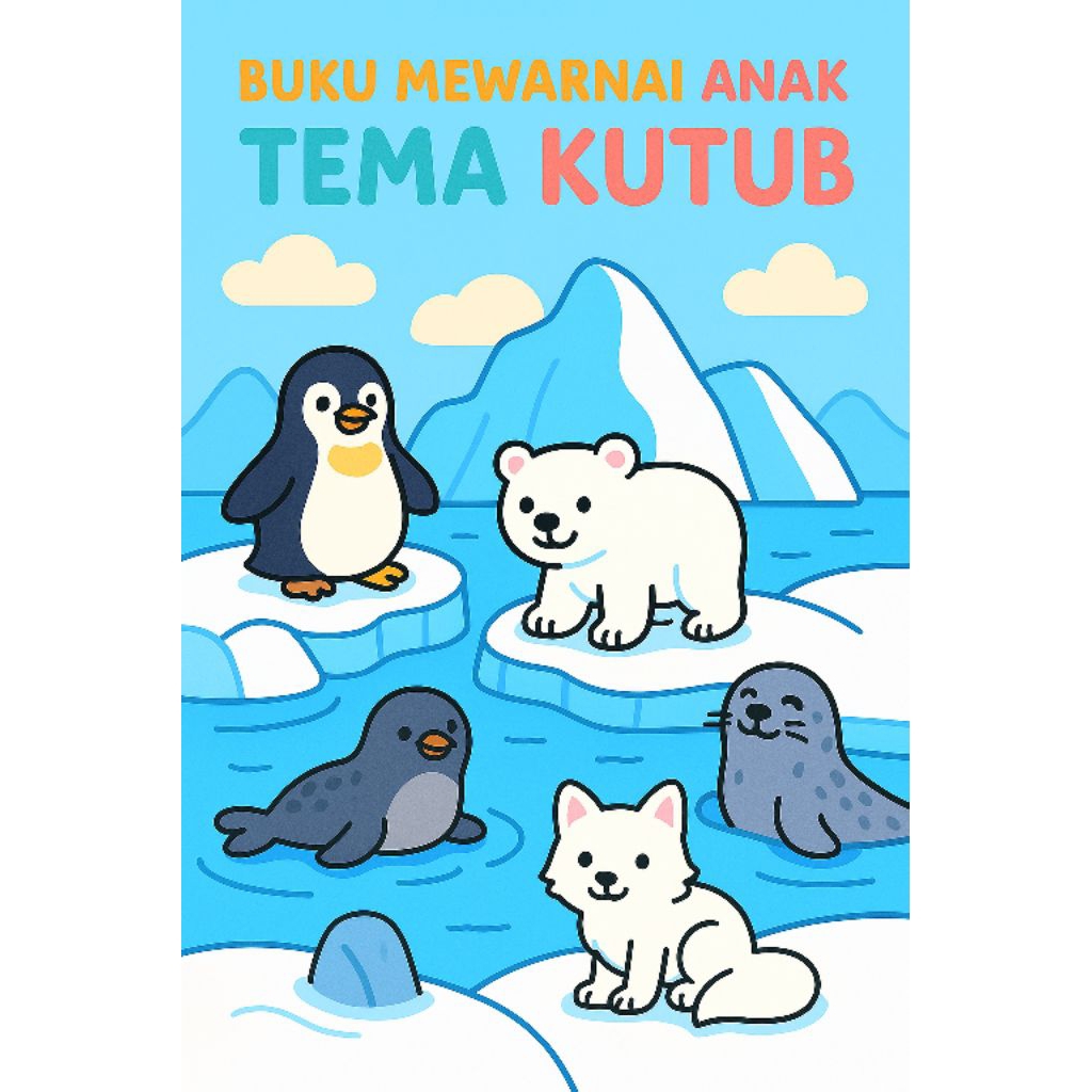 Bundle Coloring Page Anak Digital/ Coloring Book A4 PDF / Produk Digital
