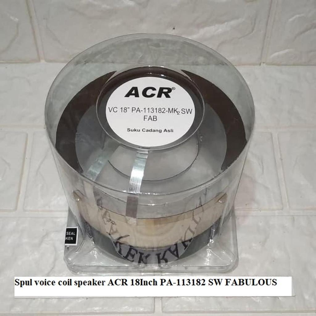 Spul voice coil speaker ACR 18Inch PA-113182 SW FABULOUS