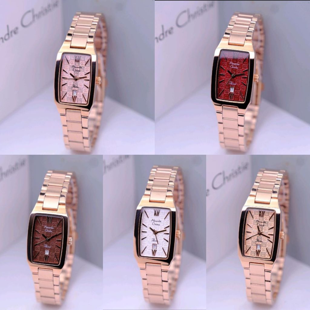 JAM TANGAN WANITA ALEXANDRE CHRISTIE AC2455 AC2455 ROSEGOLD ORIGINAL GARANSI RESMI 1 TAHUN ROSEGOlD 