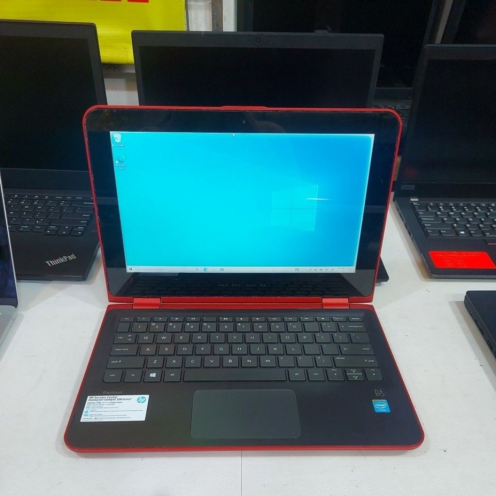 Laptop Hp Pavilion x360 11-K027TU intel celeron N3050 ram 4gb hdd 500gb touchscreen 360° minus lcd 1