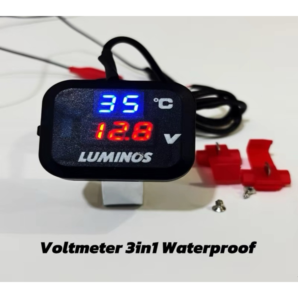 Voltmeter 3IN1 original luminos led universal