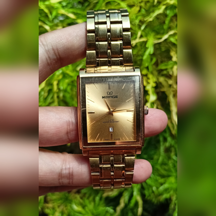 MIRAGE GLORY GOLD EDITION 8576BSP-M Second Original | Jam Tangan Pria Preloved