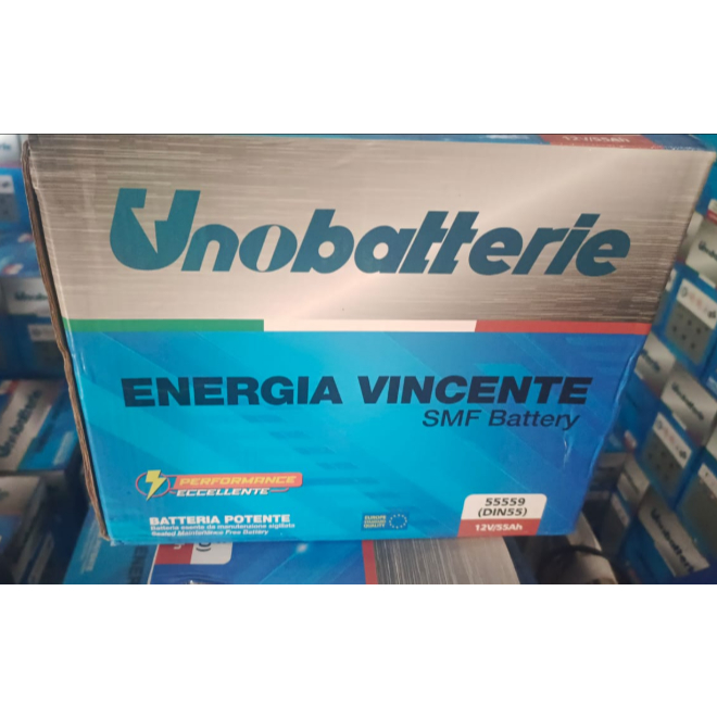 Aki Mobil Unibatt DIN 55559 55 Ah aki kering mobil VW POLO Golf Ertiga Diesel