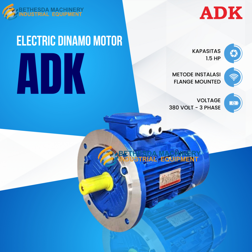 dinamo listrik ADK 1.5hp 2hp 3hp 4hp - motor electro 380Volt