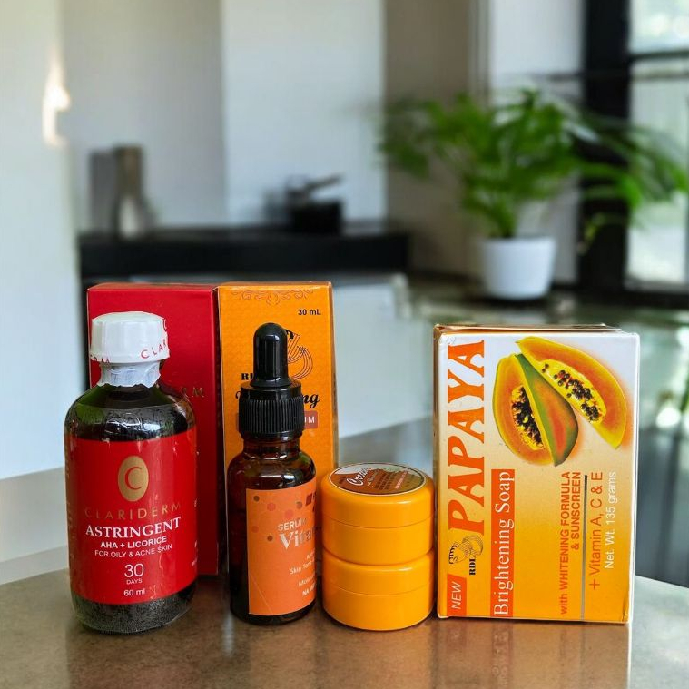 READY RDL PAKET 4IN1 Cream Siang Dan Malam - Sabun - Serum - Toner Clariderm