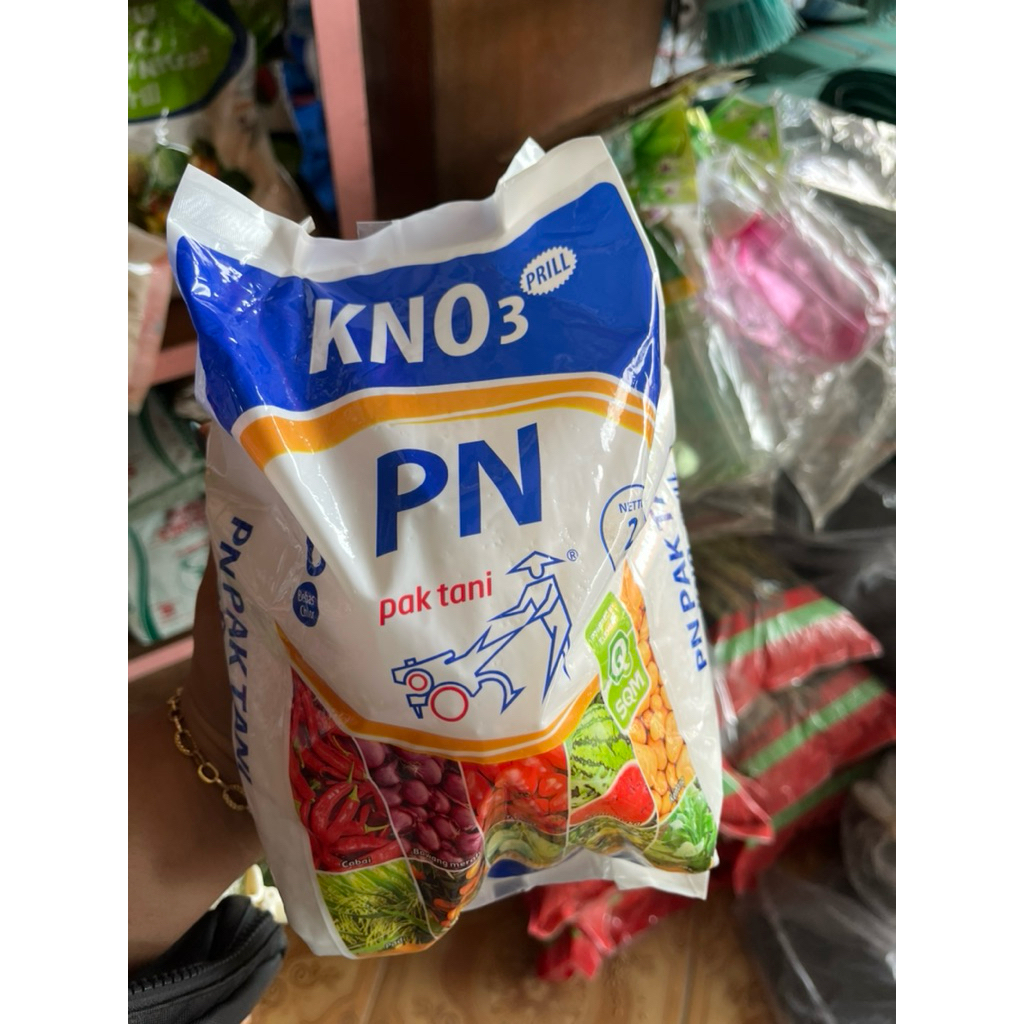 Pupuk Kalium Nitrat Kristal KNO3 Putih 2kg